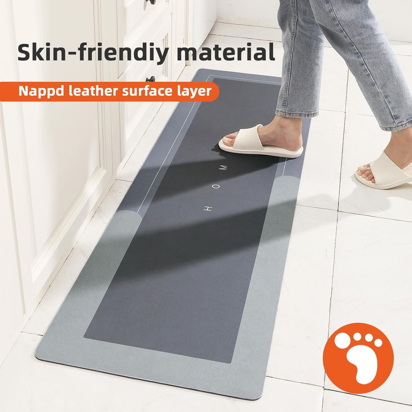 2 Pieces Anti-Slip Kitchen Mat